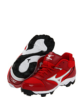 Cheap Mizuno Kids 9 Spike Franchise Mid 6 Youth Red White