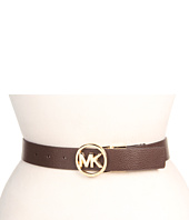 Cheap Michael Michael Kors 1 1 2 W Mk Logo Reversible Belt Chocolate