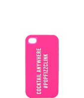 Cheap Kate Spade New York Pop Fizz Clink Silicone Case For Iphone 4 Pink White