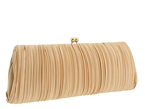 Franchi Handbags Jasmine Pleated Clutch    