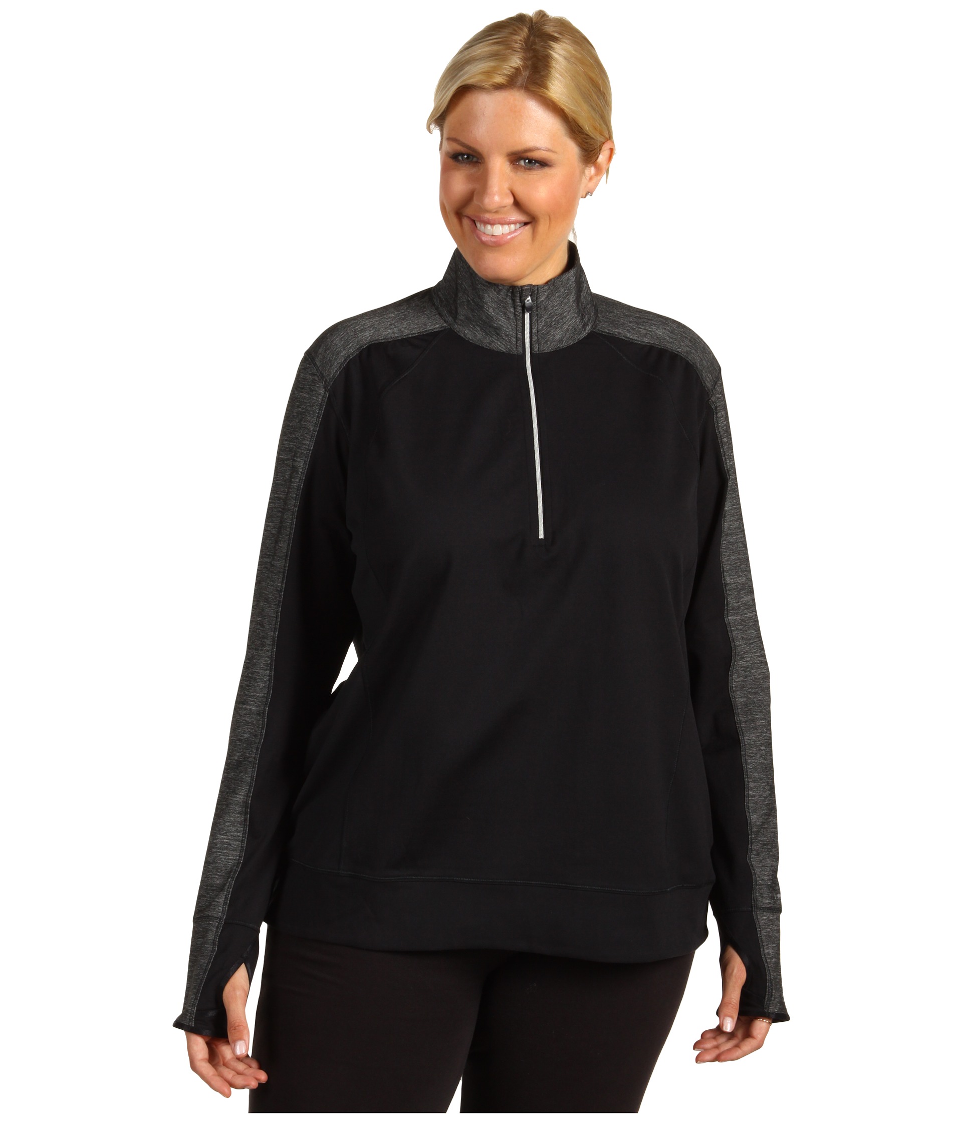 Moving Comfort Plus Size Foxie 1/2 Zip    BOTH 
