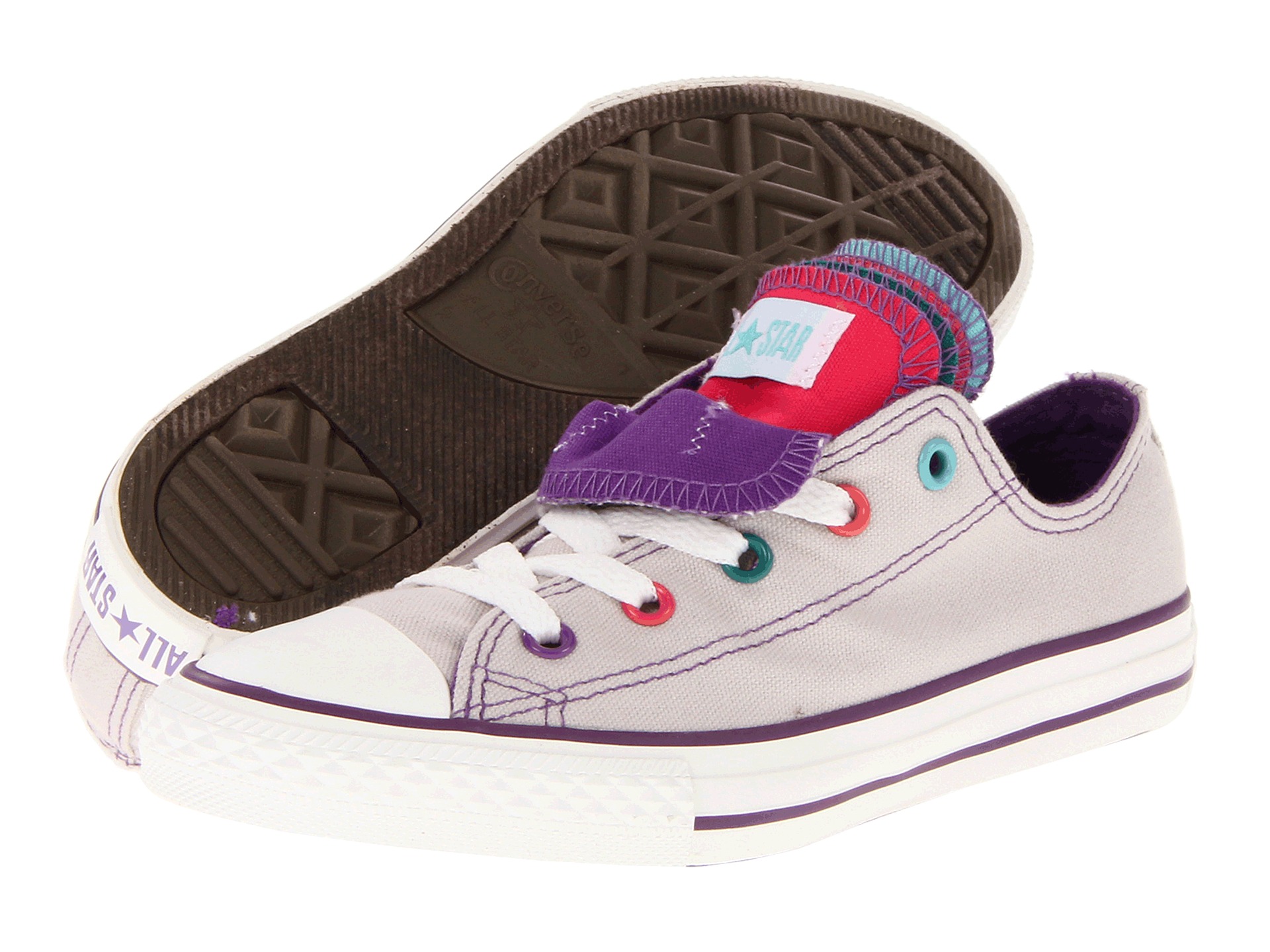 Converse Kids Chuck Taylor® All Star® Multi Tongue (Toddler/Youth) $ 