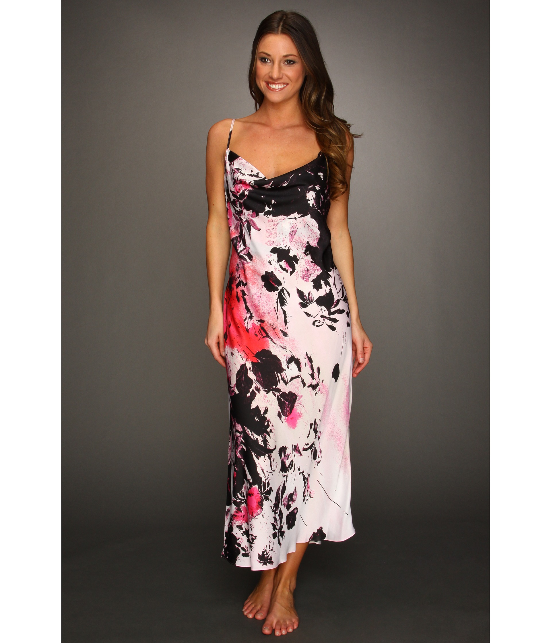 Natori Opulence Gown w/ Back Embroidery $198.00 Natori Sebina Silky 