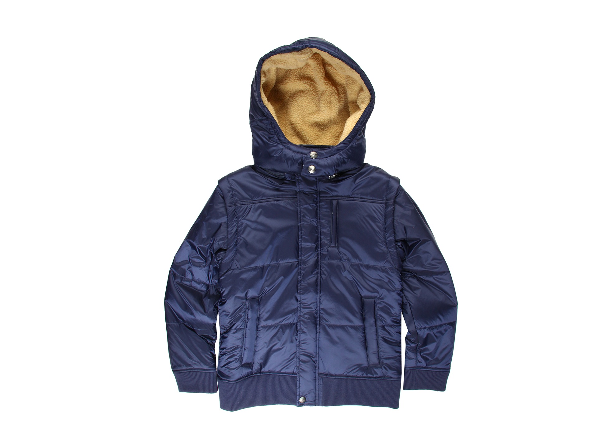 UGG Kids   Boys Crazy Horse II Convertible Coat (Toddler/Little Kids 