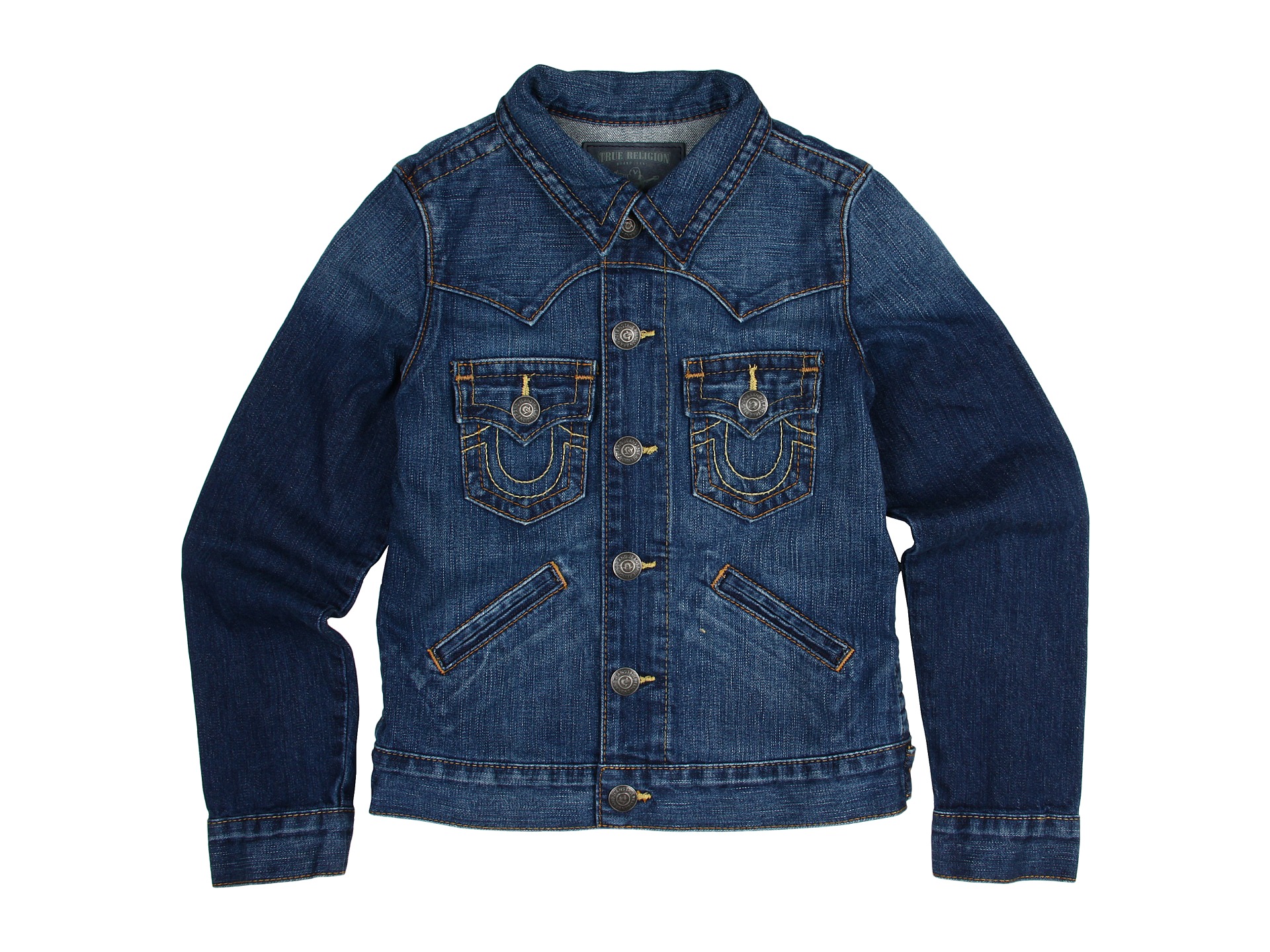 True Religion Kids   Boys Johnny Western Jean Jacket (Toddler/Little 