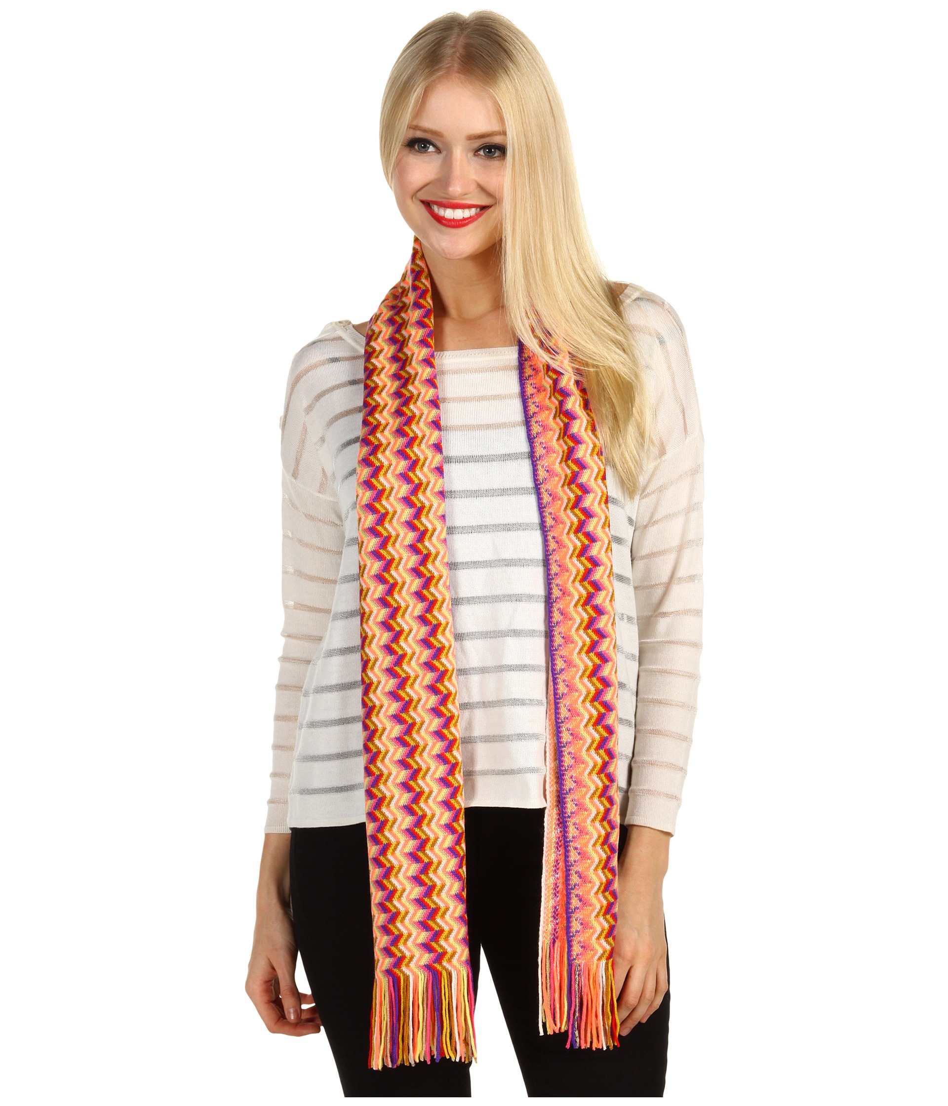 echo design broken chevron stripe muffler $ 34 99 $