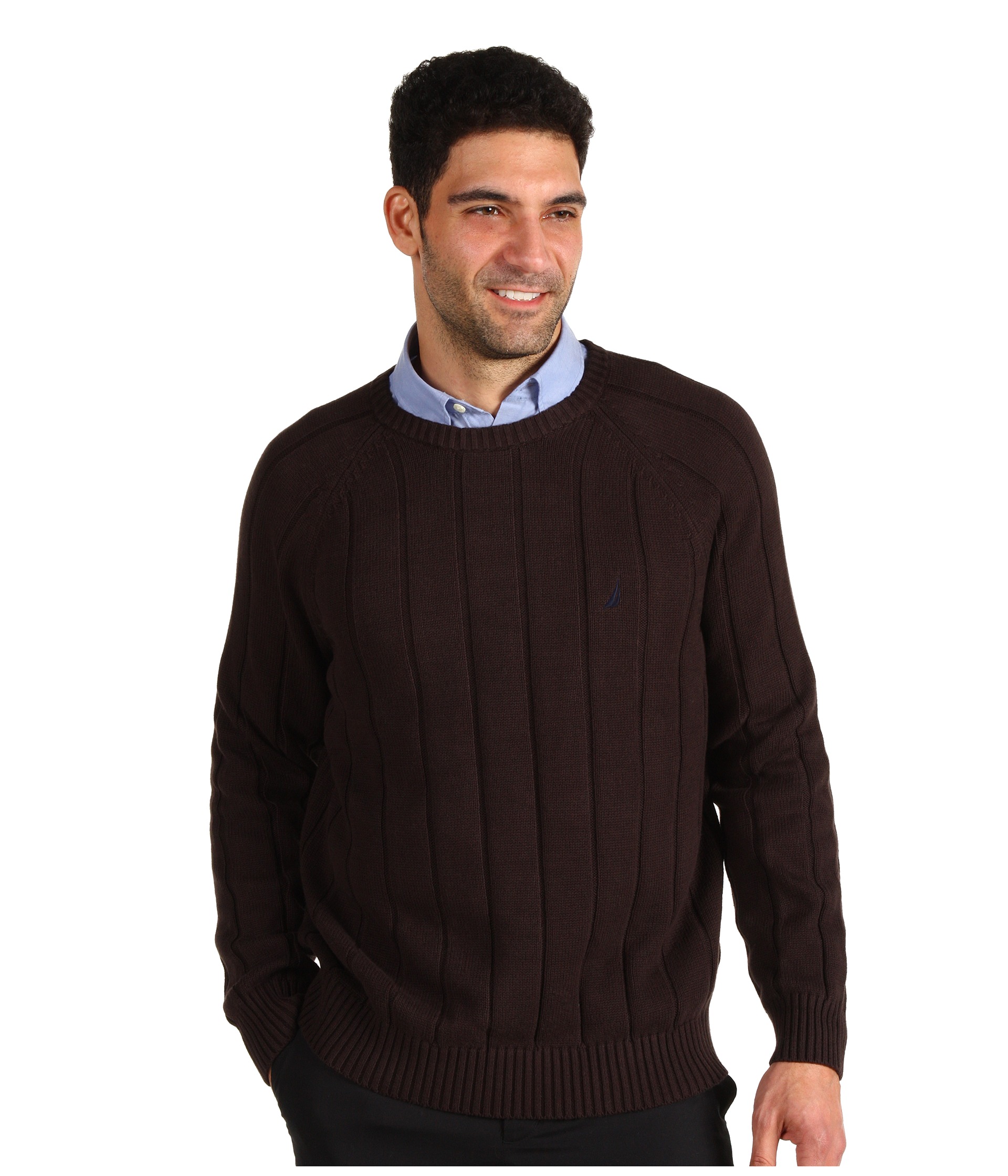 nautica drop needle crew sweater $ 48 99 $ 79