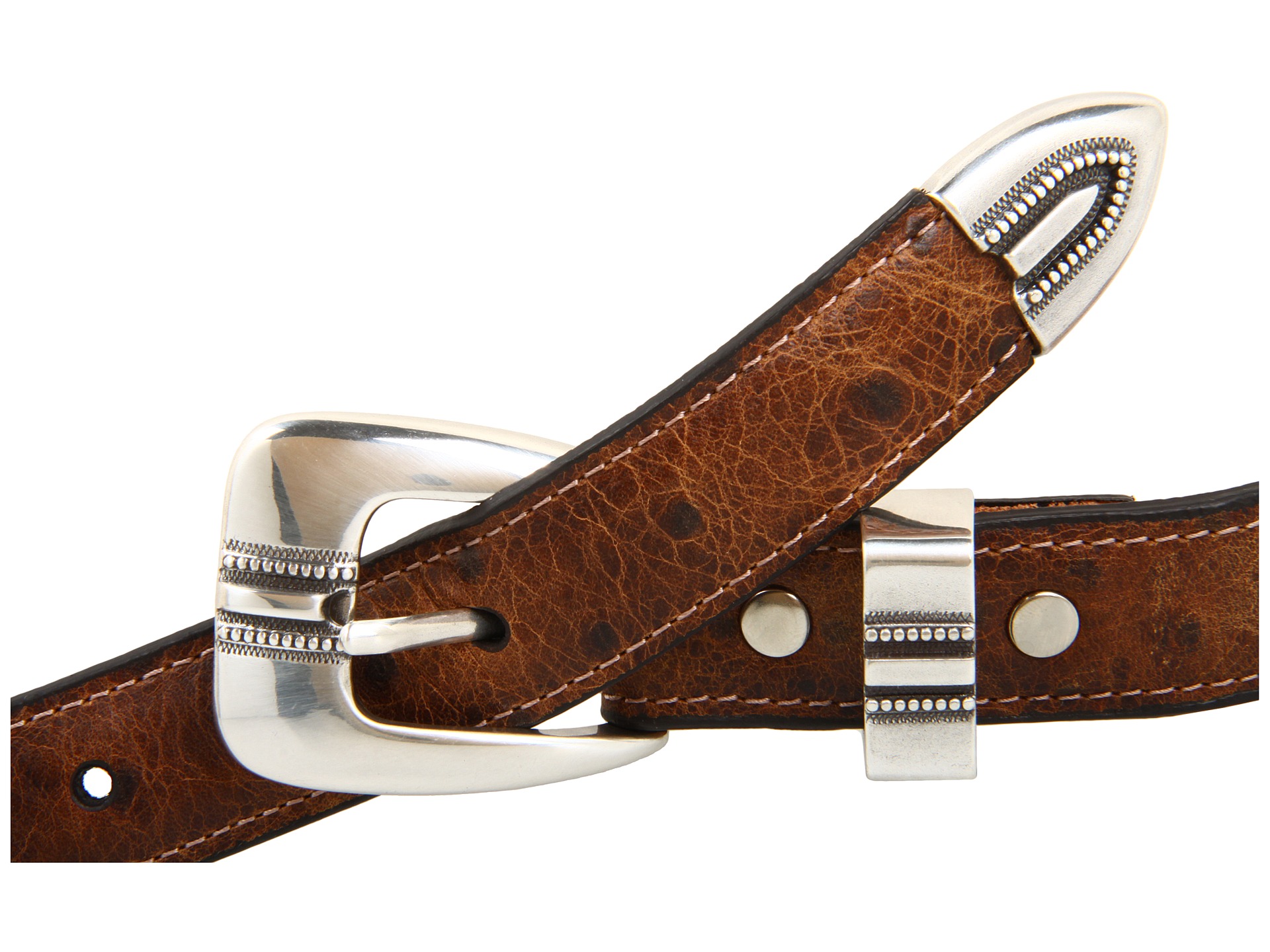 Nocona Ostrich Classic Belt    BOTH Ways