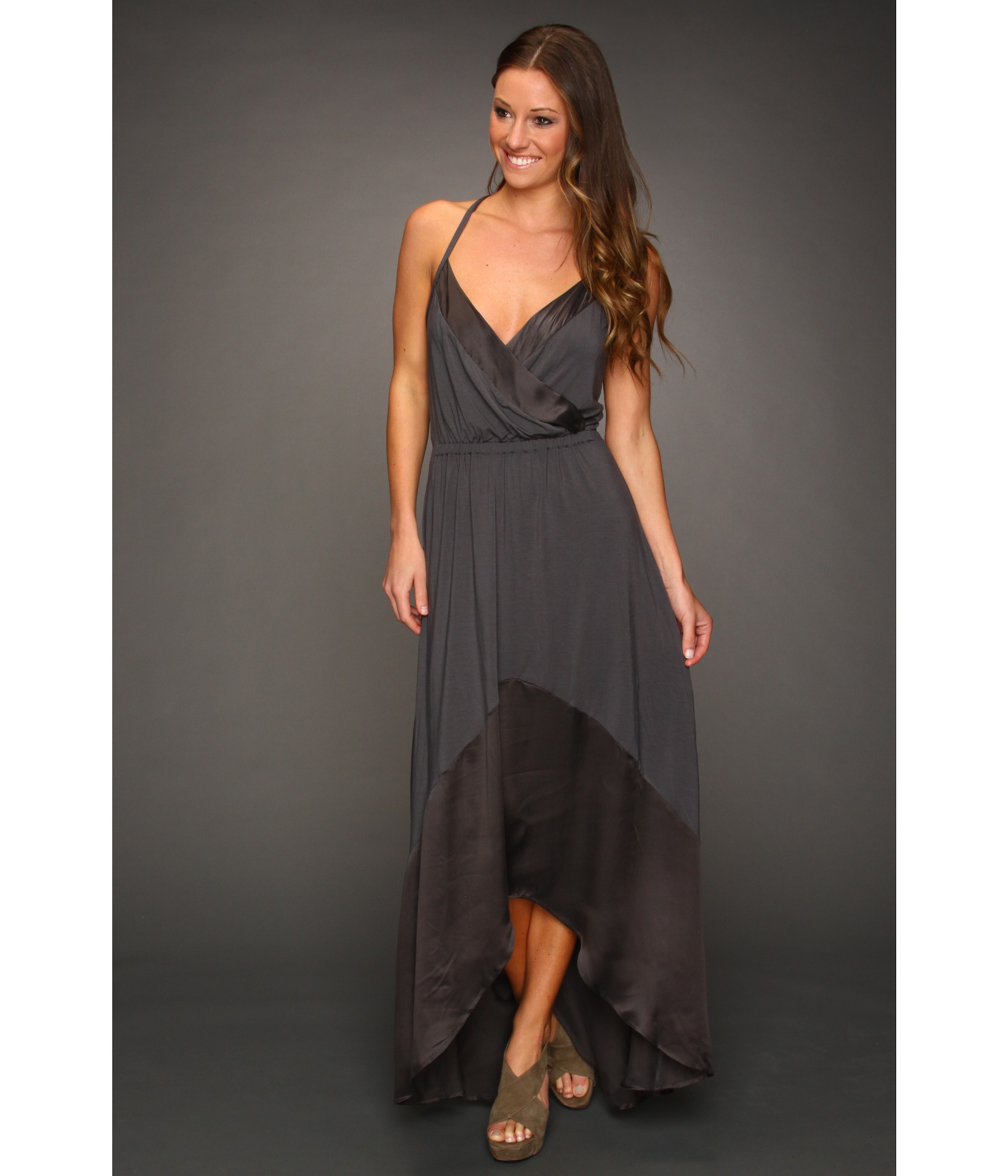 Michael Stars Genevieve Modal Silk High Low Maxi $198.00 Rated 5 