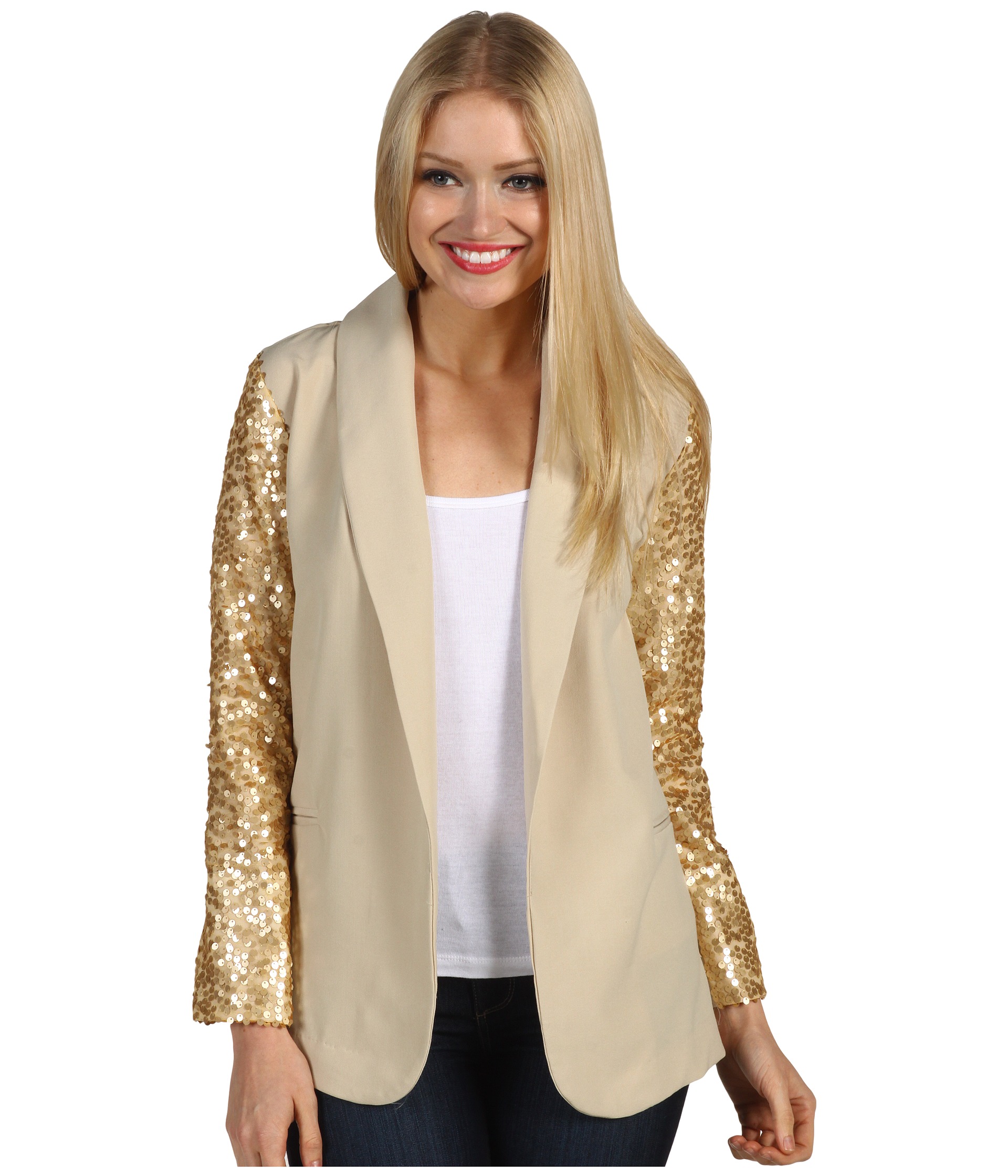 brigitte bailey zia sequin blazer $ 55 99 $ 79