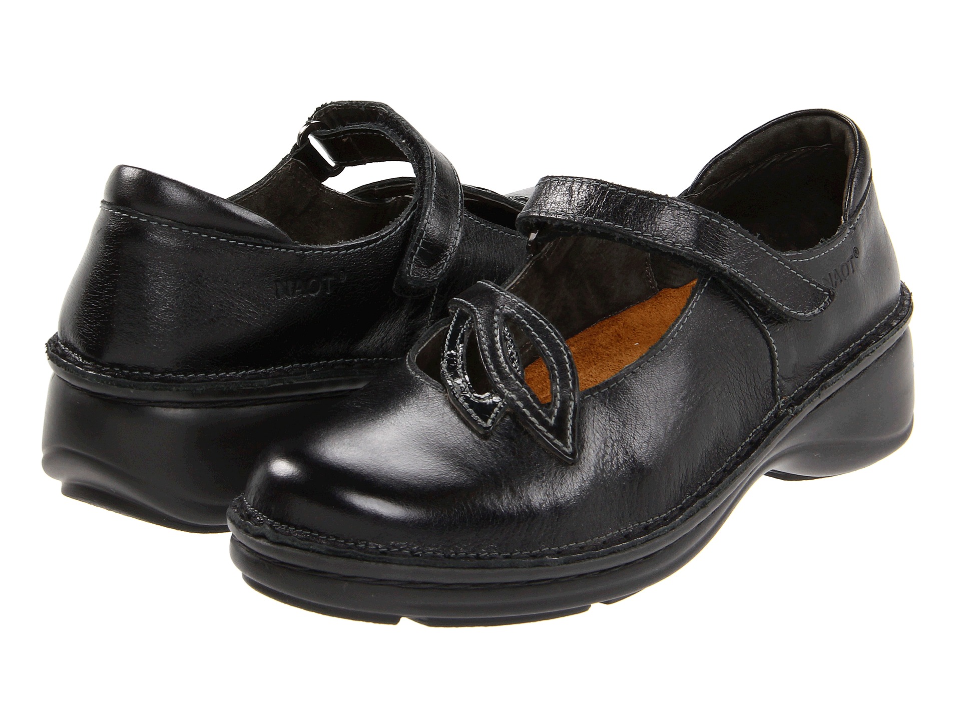 Black Madras Leather/Black Crinkle Patent Leather Metallic Road 